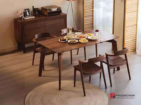 Bàn Ăn Gỗ Tự Nhiên BA007