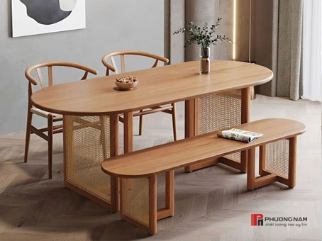 Bàn Ăn Gỗ tự Nhiên BA008