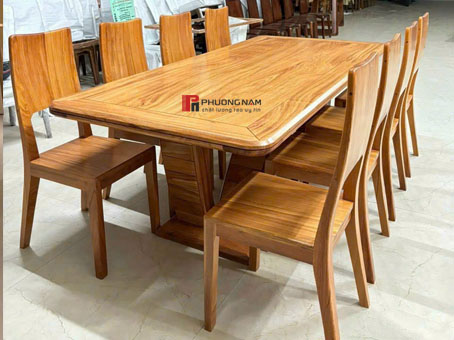 Bàn Ăn Gỗ Tự Nhiên BA009