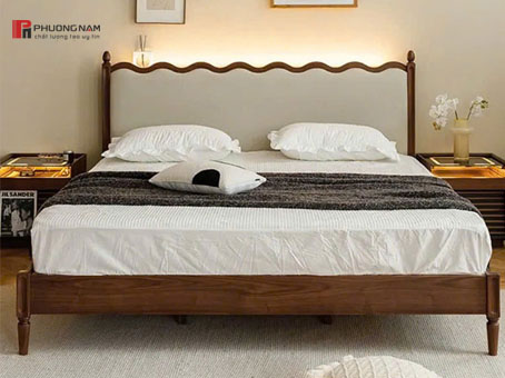 Giường Ngủ Gỗ Tự Nhiên GN006